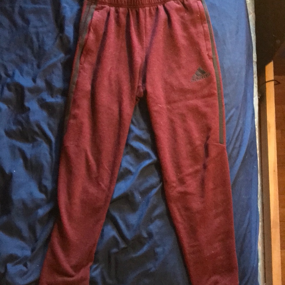 ADIDAS Maroon Sweatpants